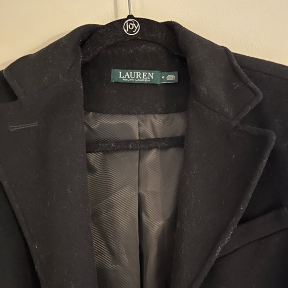 black ralph lauren wool coat; lightly used worn only a few times - Picture 2 of 3